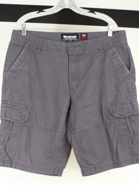 Ecko Unltd Cargo Shorts Mens 34 Gray Utility Casual Y2K Skate Streetwear